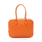 Hermes Handbag Plume 28 Orange Leather