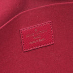 Louis Vuitton Shoulder Bag Pochette Monogram Fuchsia Canvas Leather Felicie — view 4