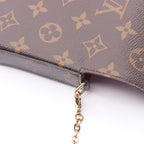 Louis Vuitton Shoulder Bag Pochette Monogram Fuchsia Canvas Leather Felicie — view 9