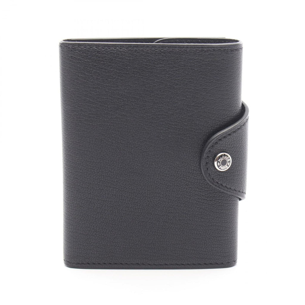 Hermes Coin Case Illiade Compact Card Black
