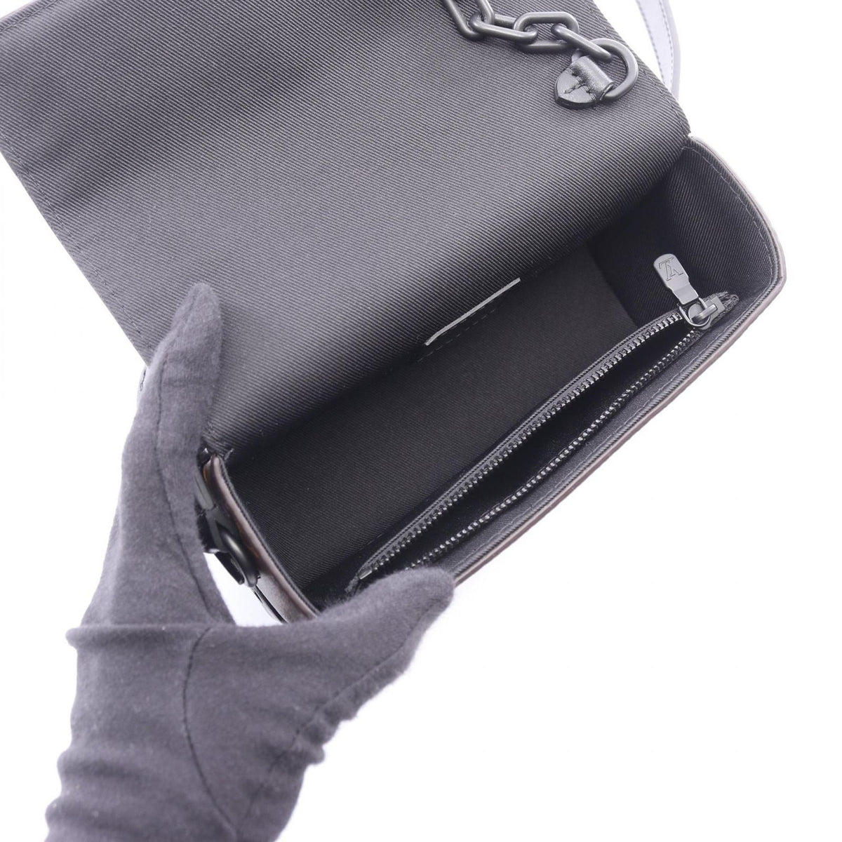Louis Vuitton Shoulder Bag Steamer Wearable Wallet Monogram Macassar Canvas — view 3