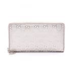 Gucci Round Wallet GG Supreme Silver Leather Guccissima