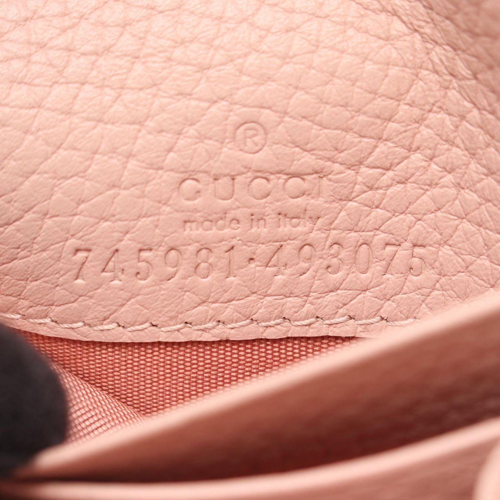 Gucci Bifold Wallet Horsebit Pink Leather — view 5