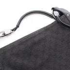 Gucci Shoulder Bag GG Pattern Black Denim Leather — view 5