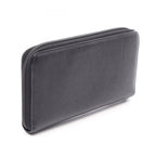 Chanel Round Wallet CC Logo Black Caviar Leather — view 2