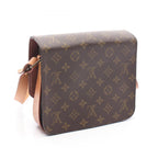 Louis Vuitton Shoulder Bag Cartouchiere Monogram Canvas Leather — view 2