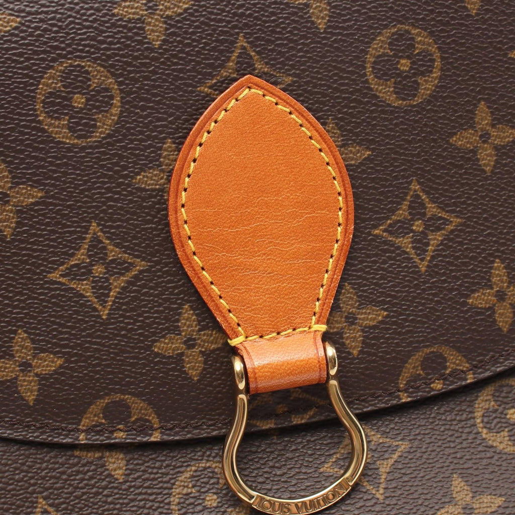 Louis Vuitton Shoulder Bag Saint Cloud GM Canvas Leather — view 9