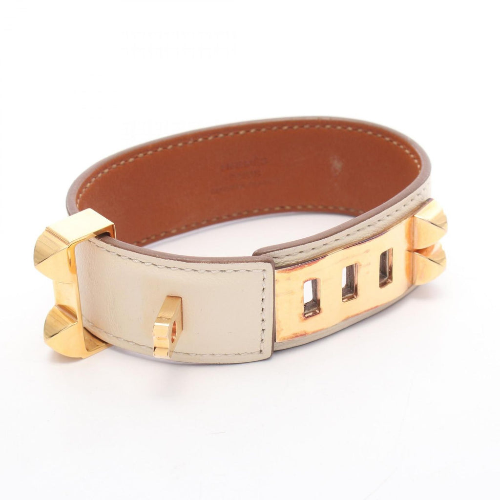 Hermes Bangle Collier de Chien 24 Leather Bracelet — view 3
