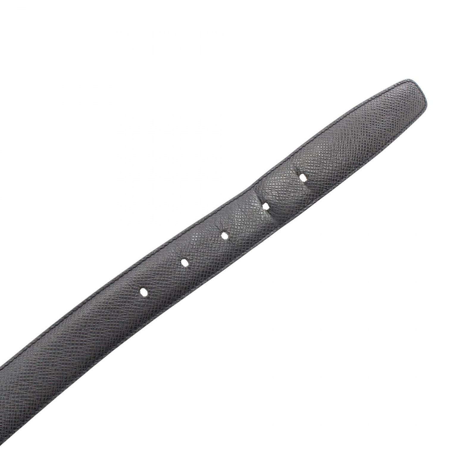 Louis Vuitton Belt Ceinture Classic Taiga Ardoise Leather — view 3