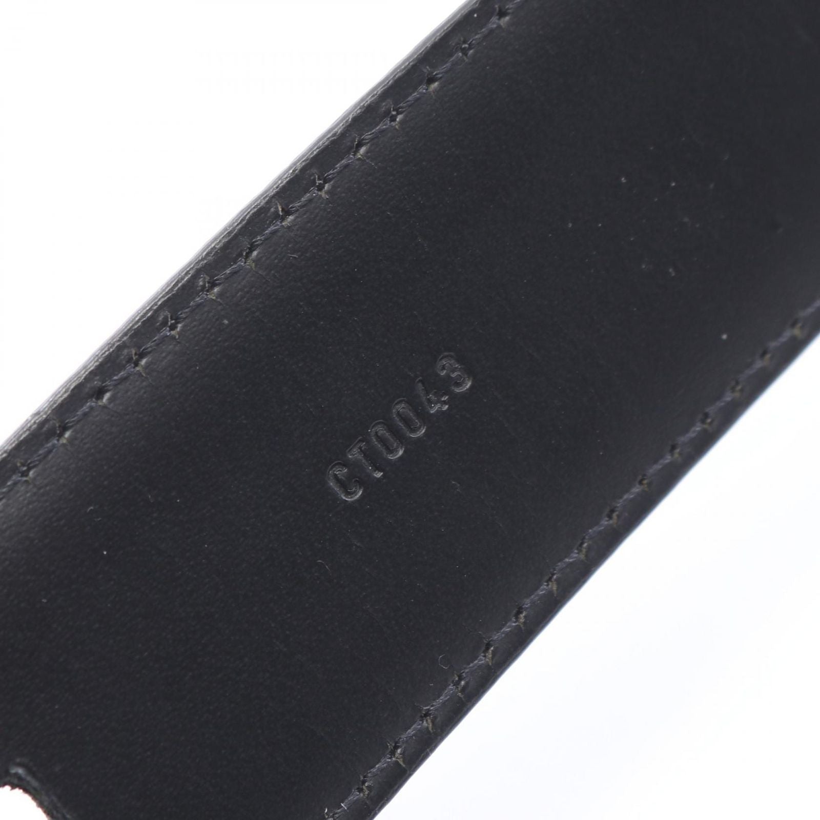 Louis Vuitton Belt Ceinture Classic Taiga Ardoise Leather — view 5