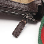 Gucci Shoulder Bag GG Canvas Beige Brown Sherry Line — view 8
