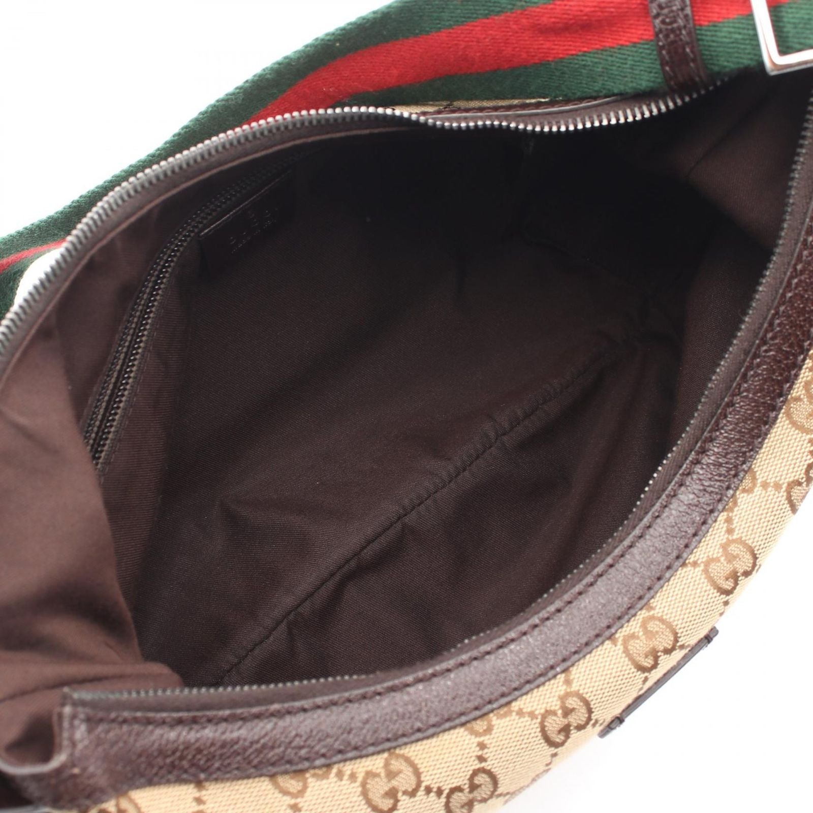 Gucci Shoulder Bag GG Canvas Beige Brown Sherry Line — view 3