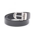 Louis Vuitton Belt Ceinture Classic Taiga Ardoise Black Leather