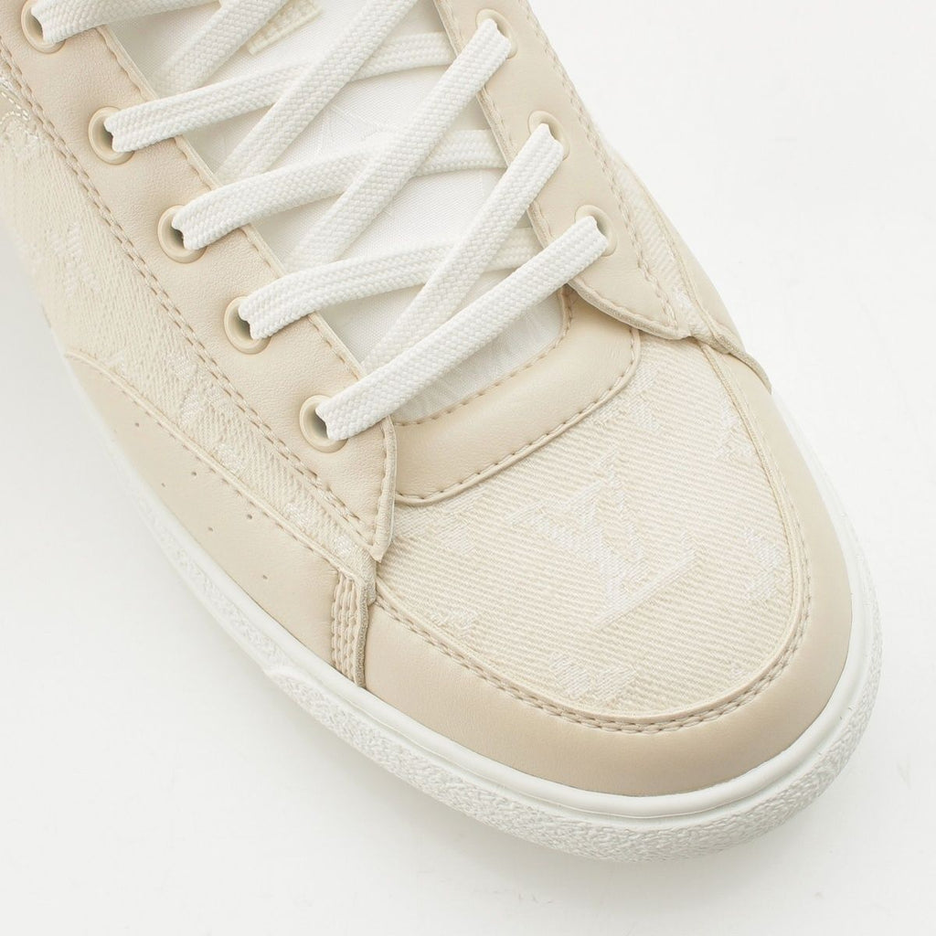 Louis Vuitton Monogram Charlie Line High Cut Sneakers Beige — view 6