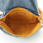 Louis Vuitton Monogram Denim Mini Pleaty Shoulder Bag Indigo Blue — view 7