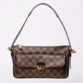 Louis Vuitton Shoulder Bag Ravello GM Damier Brown Gold