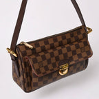 Louis Vuitton Shoulder Bag Ravello GM Damier Brown Gold — view 3
