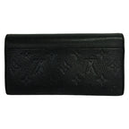 Louis Vuitton Wallet Monogram Empreinte Portefeuille Sarah Noir Leather — view 2