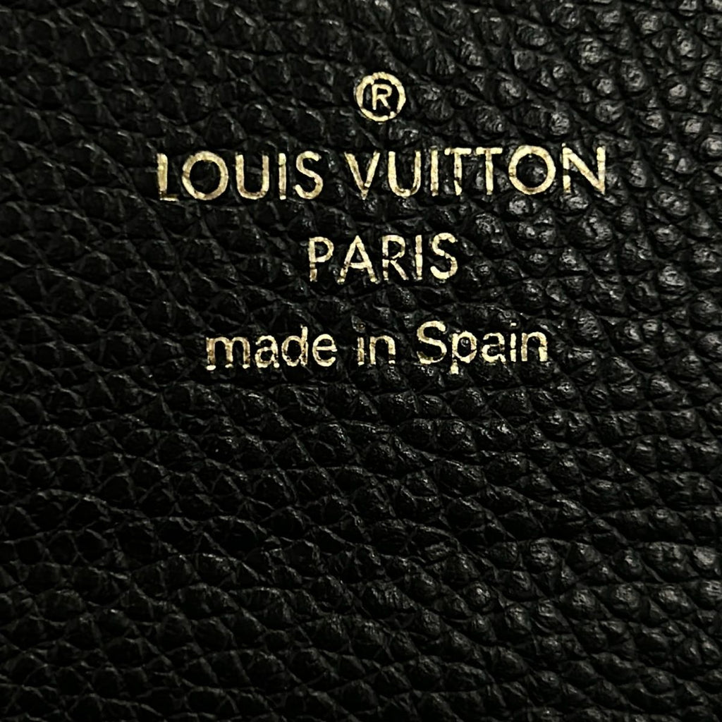 Louis Vuitton Wallet Monogram Empreinte Portefeuille Sarah Noir Leather — view 6