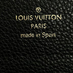 Louis Vuitton Wallet Monogram Empreinte Portefeuille Sarah Noir Leather — view 6