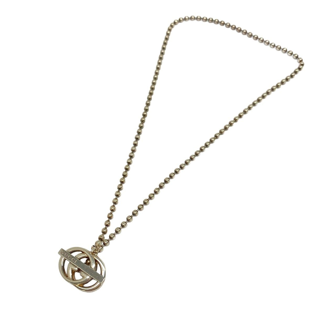 Gucci Necklace Interlocking Silver — view 2
