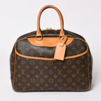 Louis Vuitton Deauville Handbag Monogram Brown
