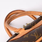 Louis Vuitton Deauville Handbag Monogram Brown — view 6