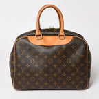 Louis Vuitton Deauville Handbag Monogram Brown — view 2