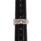 Hermes Montevideo Vintage Ring 49 925 Sterling Silver Gold Belt Motif
