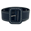 Prada Belt 30 75 Dark Navy Leather