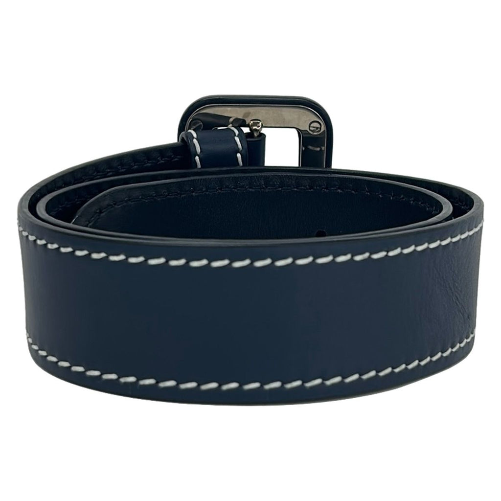 Prada Belt 30 75 Dark Navy Leather — view 2