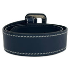 Prada Belt 30 75 Dark Navy Leather — view 2