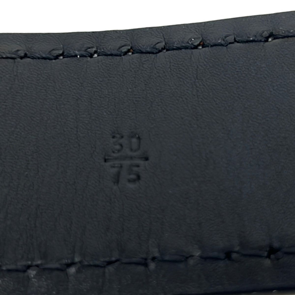 Prada Belt 30 75 Dark Navy Leather — view 5