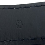 Prada Belt 30 75 Dark Navy Leather — view 5