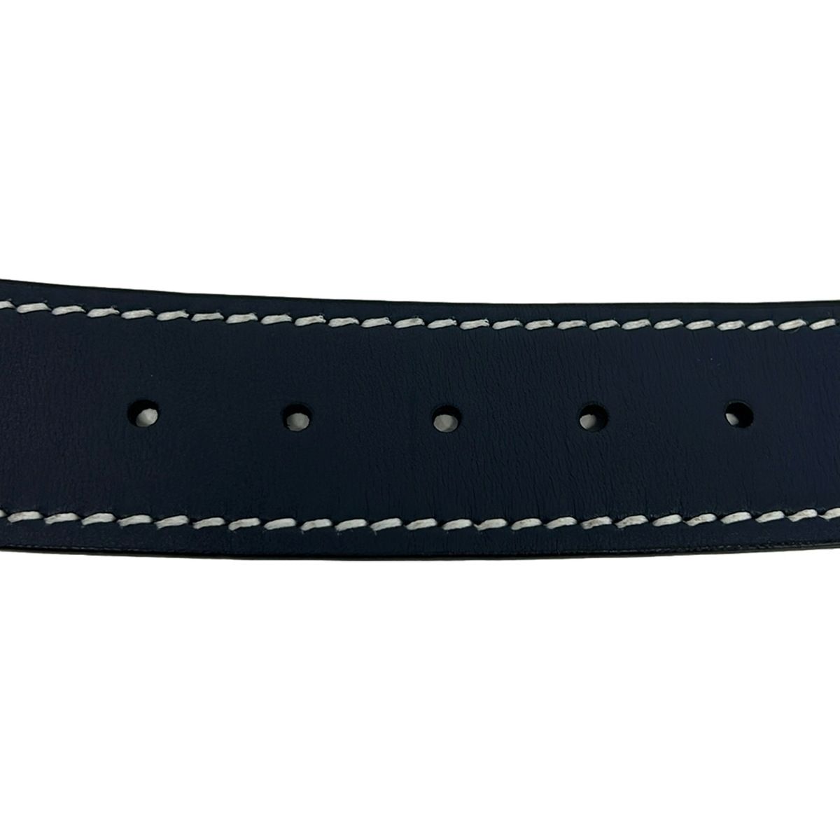Prada Belt 30 75 Dark Navy Leather — view 6