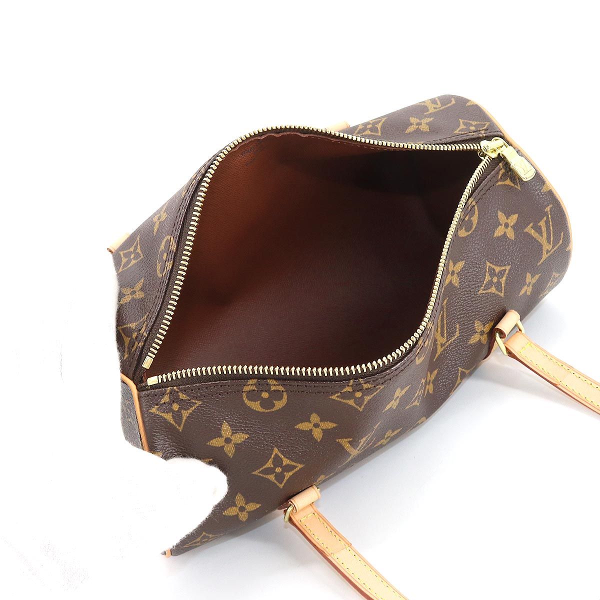 Louis Vuitton Monogram Comme Des Garcons Papillon 26 Hand Bag Gold — view 6