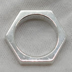 Gucci Hexagon Ring Limited Edition Sterling Silver Hexagonal — view 6