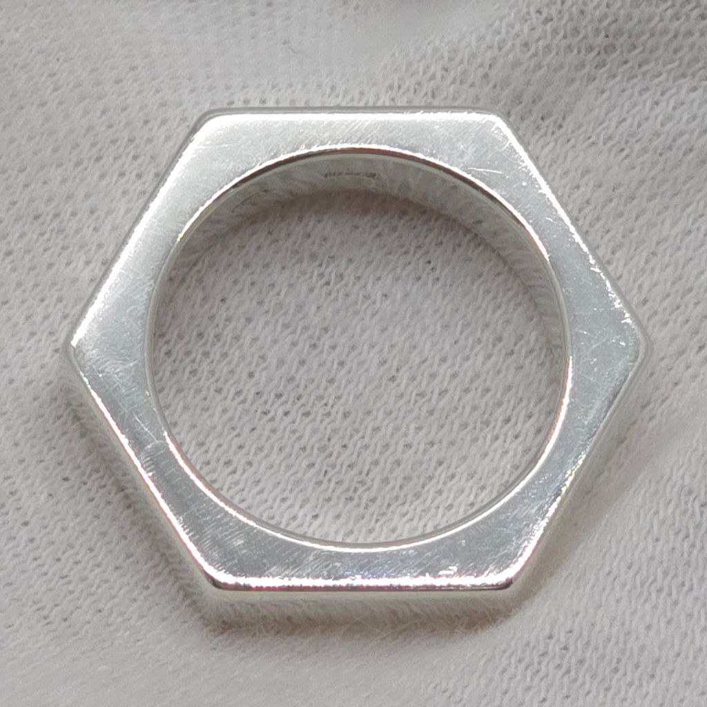Gucci Hexagon Ring Limited Edition Sterling Silver Hexagonal — view 5