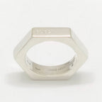 Gucci Hexagon Ring Limited Edition Sterling Silver Hexagonal