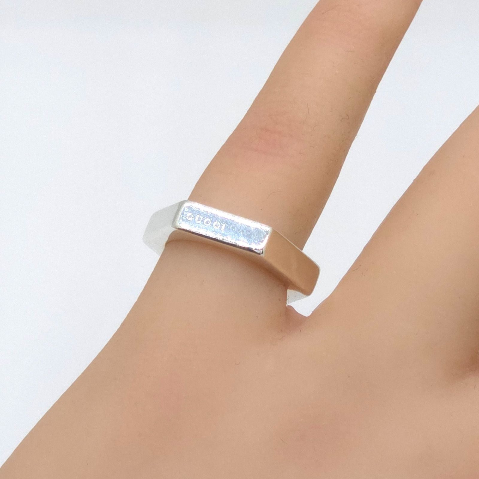 Gucci Hexagon Ring Limited Edition Sterling Silver Hexagonal — view 2