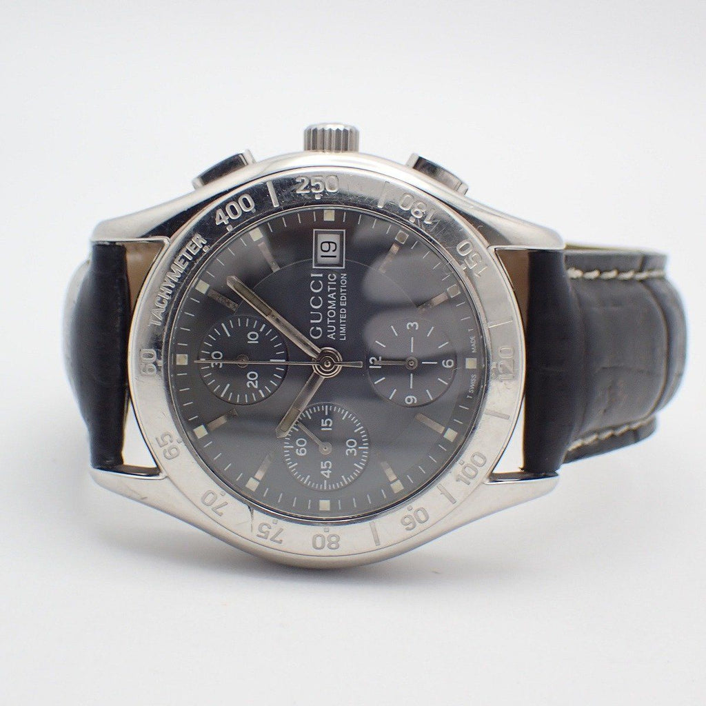 Gucci 503 Chrono Limited Edition Chronograph Watch Blue Dial External Pawn — view 2