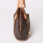 Louis Vuitton Ellipse PM Handbag Monogram Leather Brown Gold — view 4