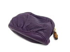 Gucci Pouch Bamboo Purple Leather — view 2