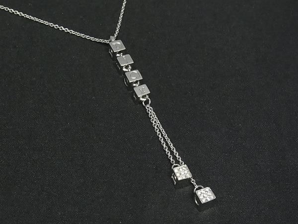 Dior Necklace Silver Metal — view 2
