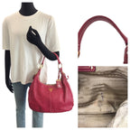 Prada Vitello Daino Hobo Pink Gold Leather Shoulder — view 7