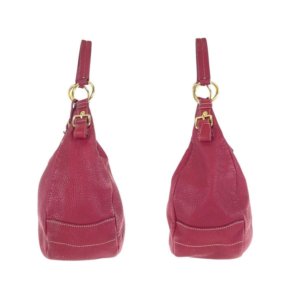 Prada Vitello Daino Hobo Pink Gold Leather Shoulder — view 8