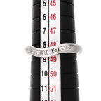 Tiffany & Co Wide Curved Band Ring Diamond Pt Platinum — view 6