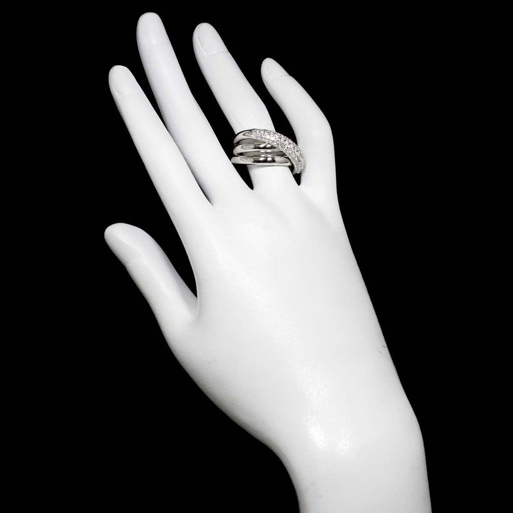 Celine Ring Diamond Pt Platinum — view 8
