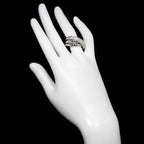 Celine Ring Diamond Pt Platinum — view 8