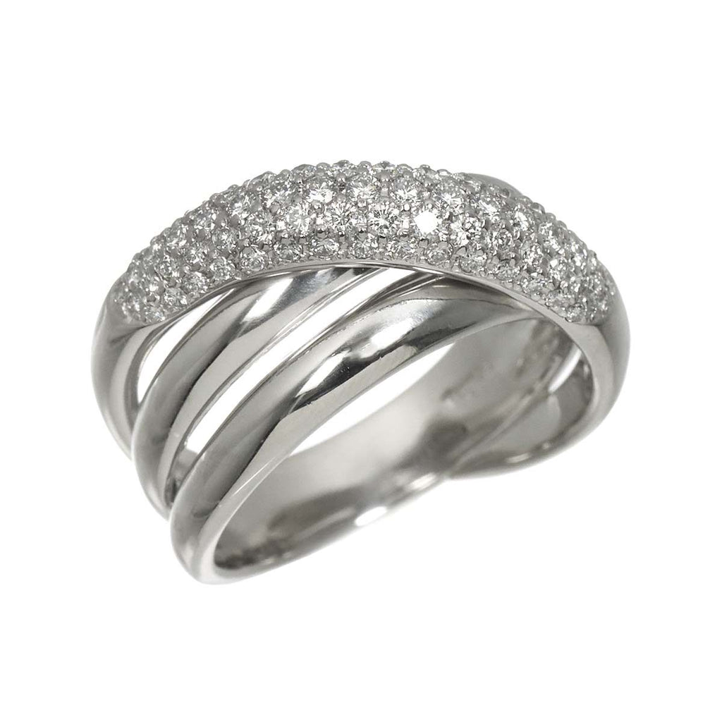Celine Ring Diamond Pt Platinum — view 5